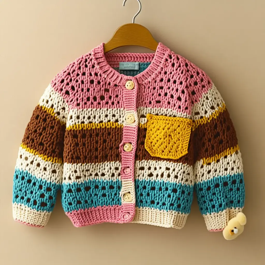crochet baby cardigan