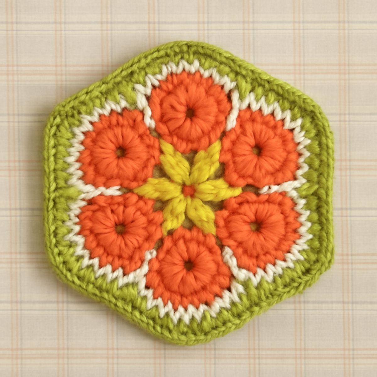 Charming African Flower Crochet Motif for Colorful Decor
