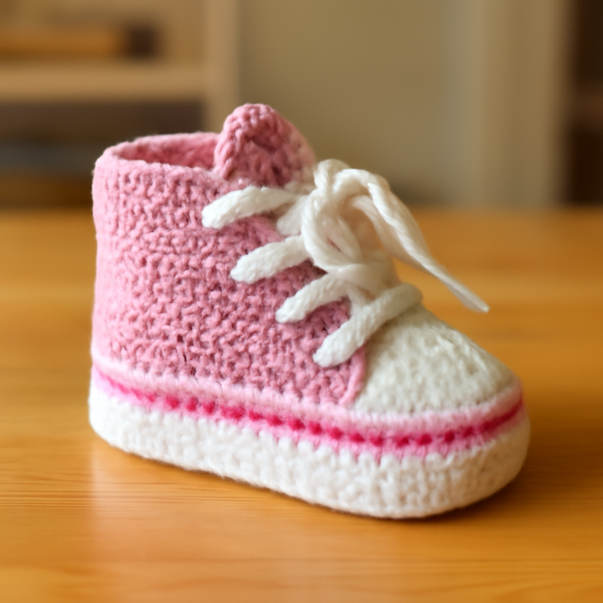 Charming Baby Converse Crochet Booties for Tiny Toes
