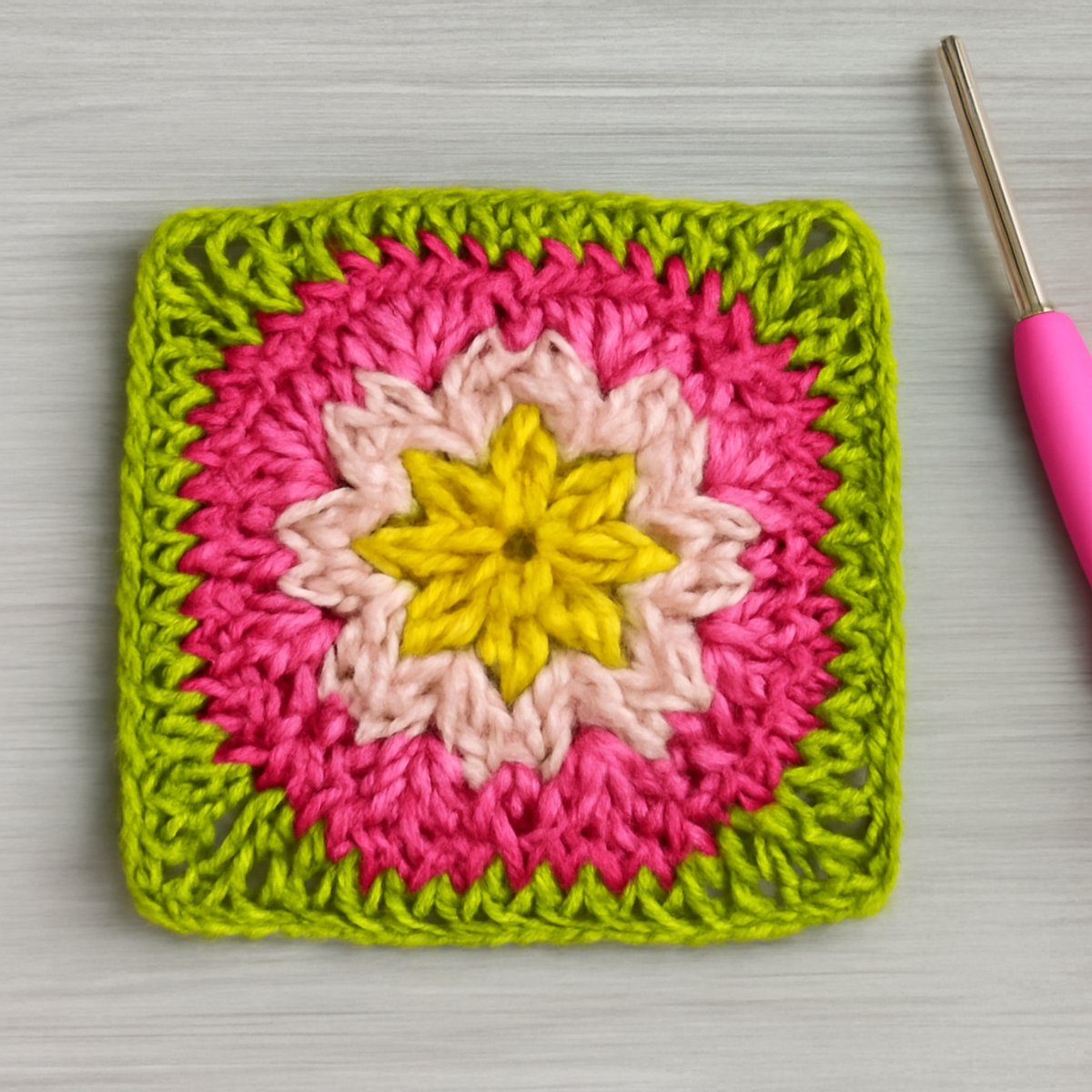 Vibrant Crochet African Flower Square Pattern for All Levels