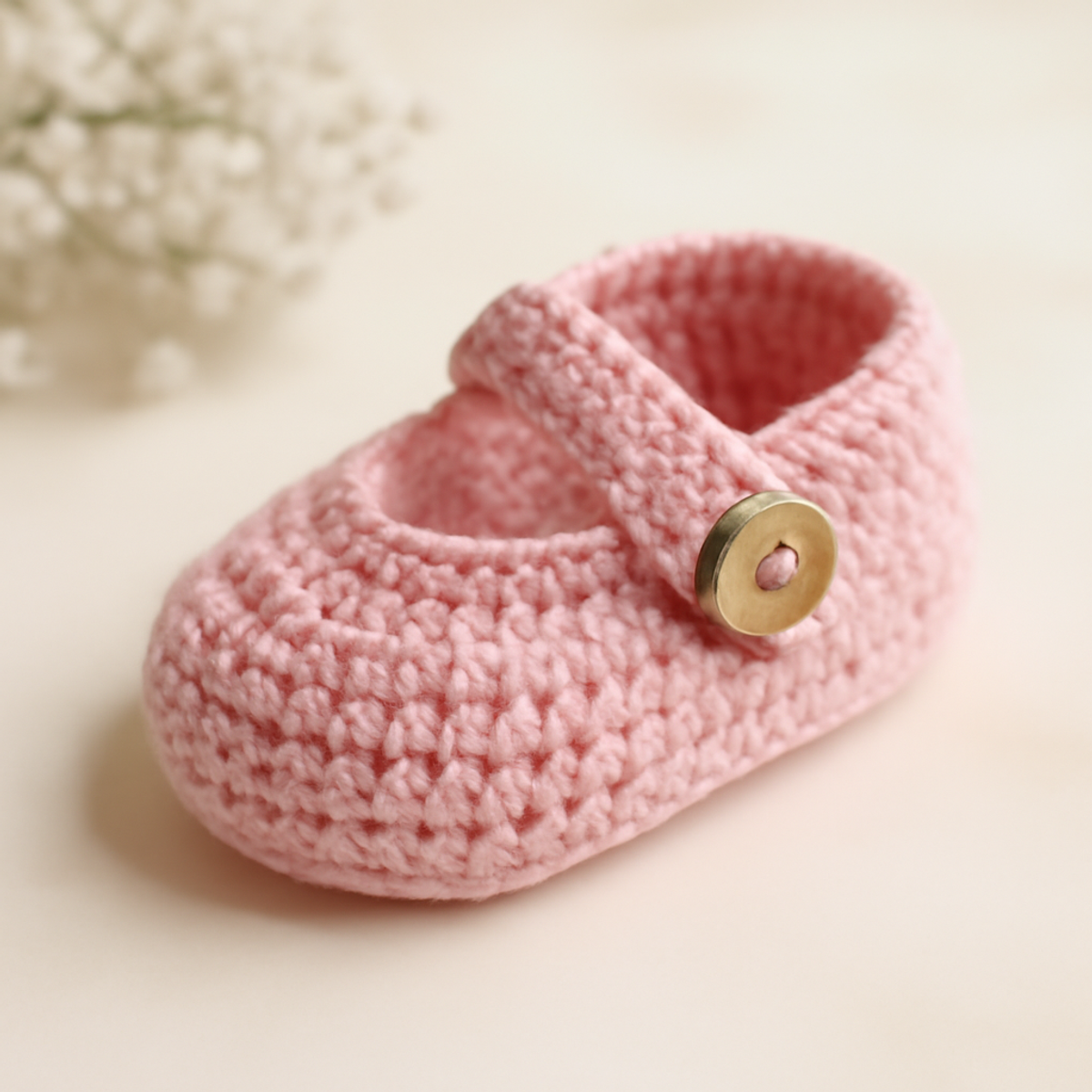 Charming Crochet Baby Shoes for Sweet Little Feet