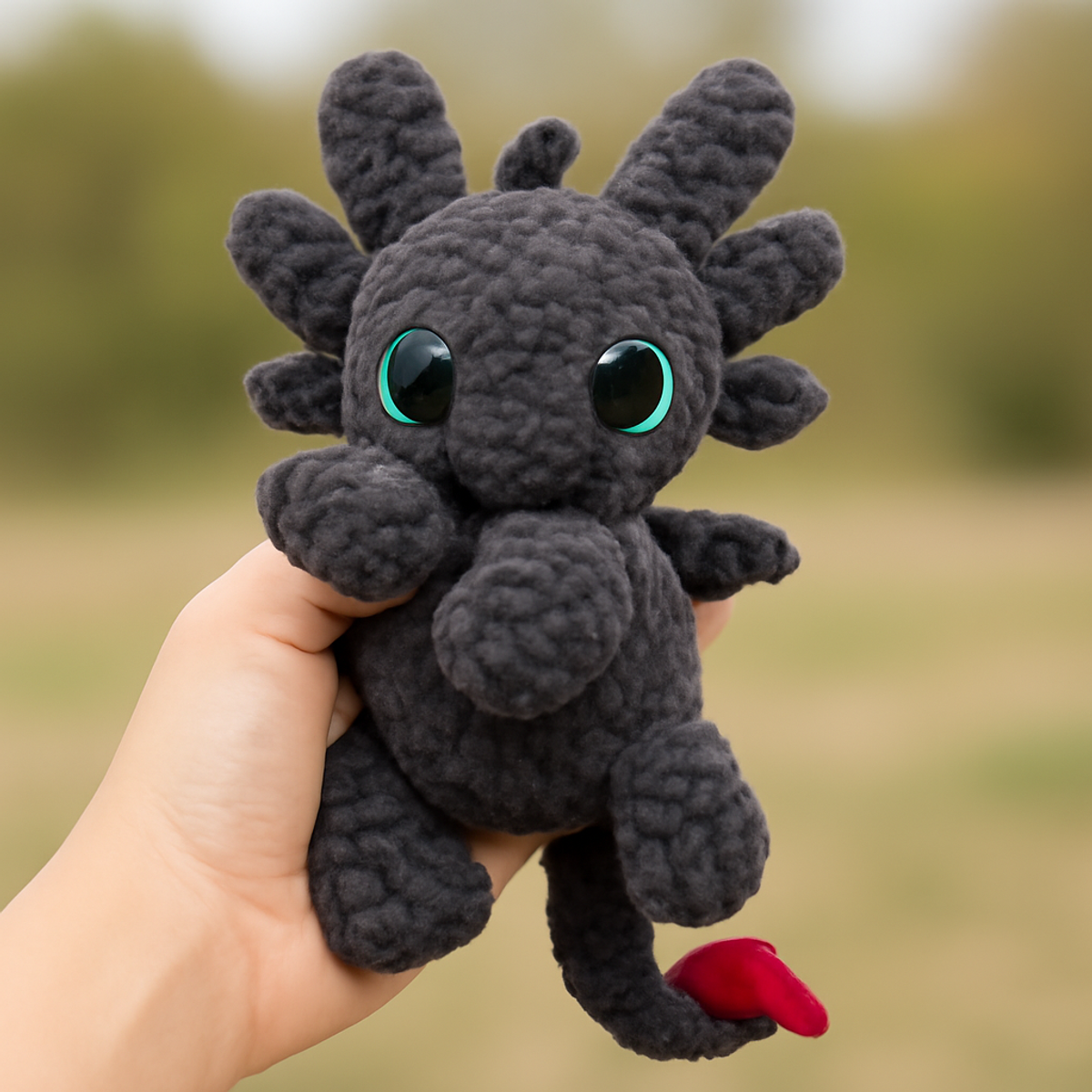 Plush Crochet Dragon Plush: A Whimsical Cuddle Project