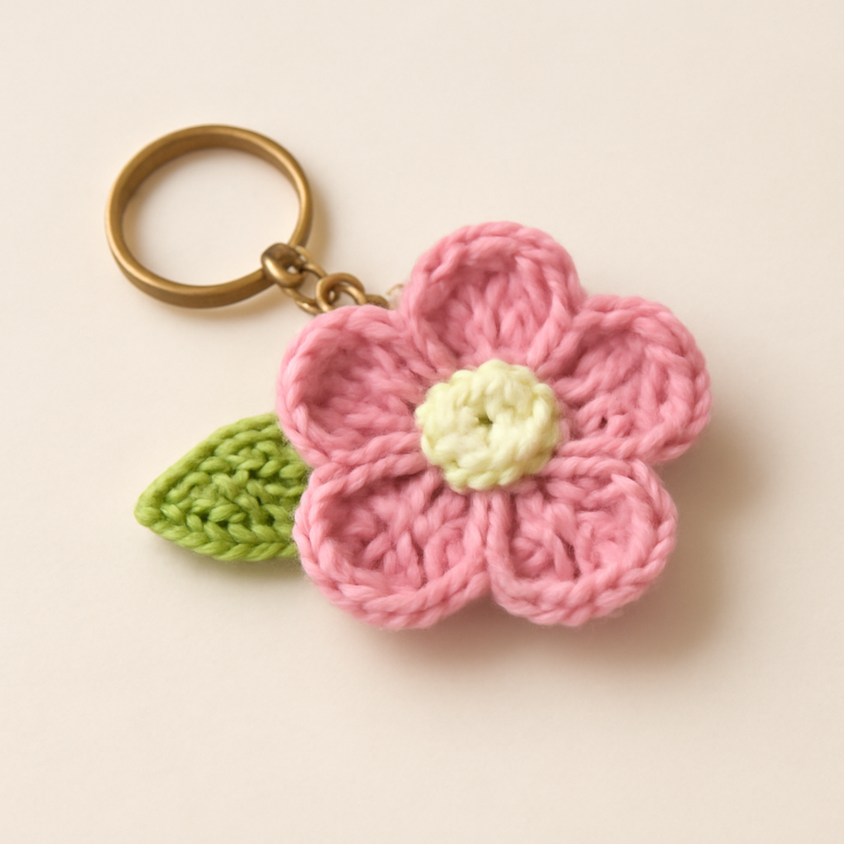 Whimsical Crochet Flower Keychain: A Beginner's Guide