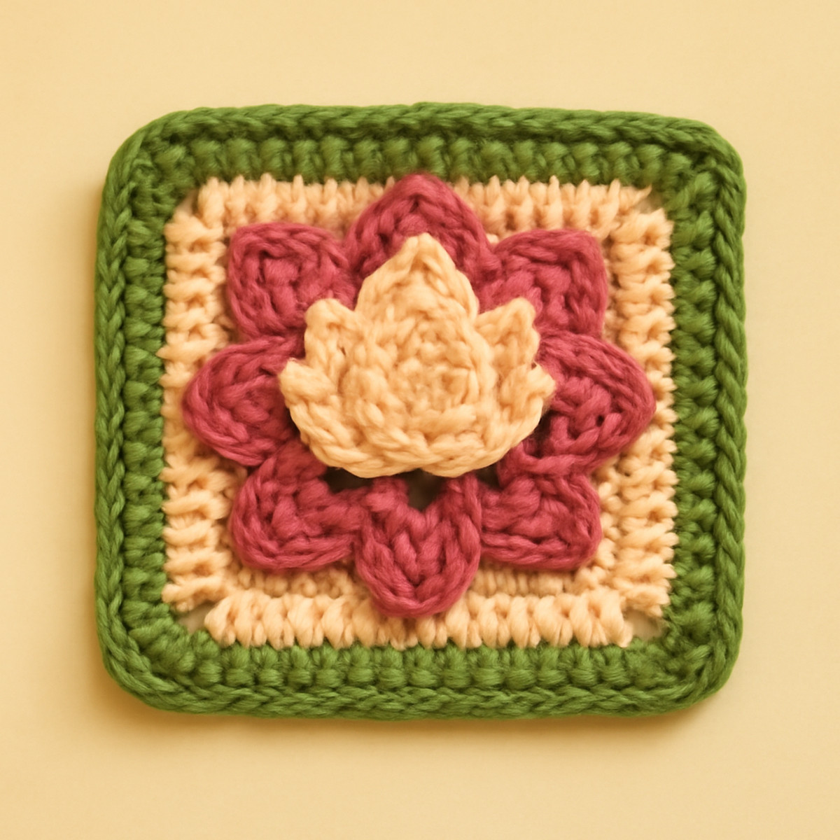 Stunning Crochet Flower Square: A Cozy, Intermediate Motif