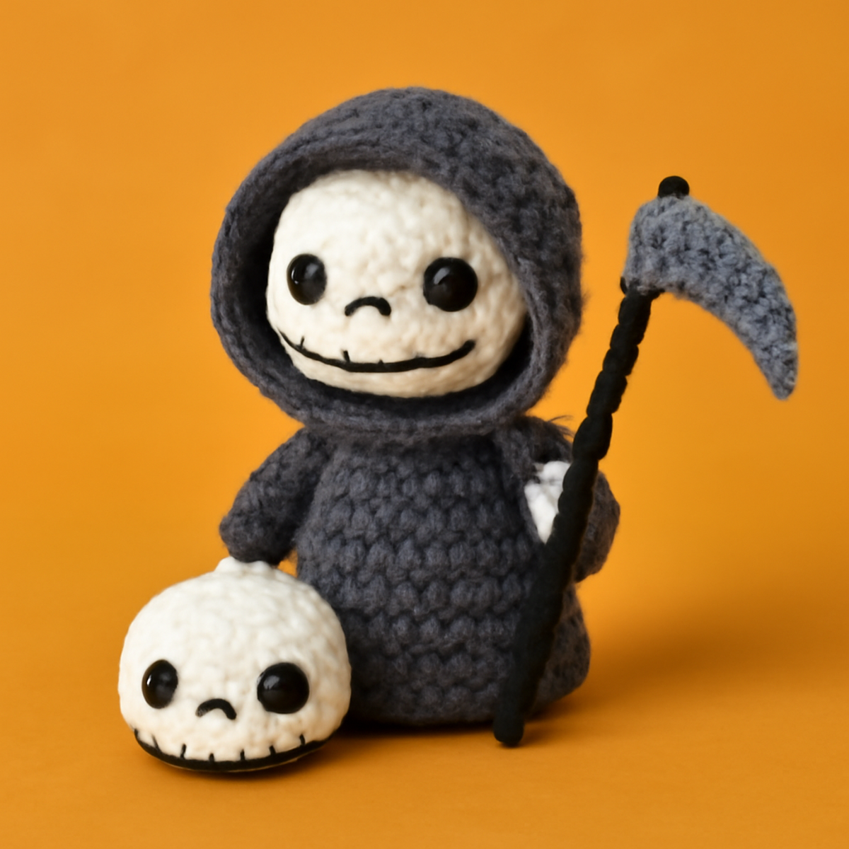 Whimsical Crochet Grim Reaper: A Charming Amigurumi Project