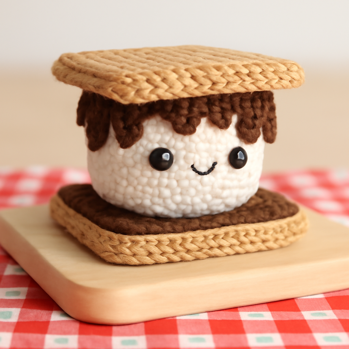 Charming Crochet S'mores Pattern: Whimsy in Every Stitch