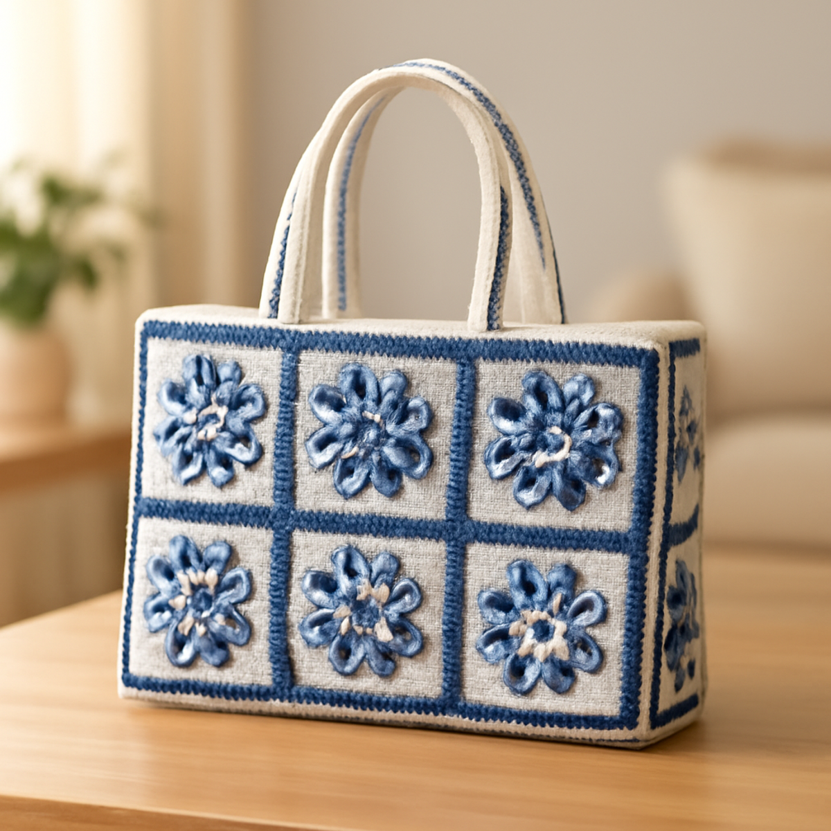 Chic Crochet Tote Bag: Craft Your Floral Masterpiece