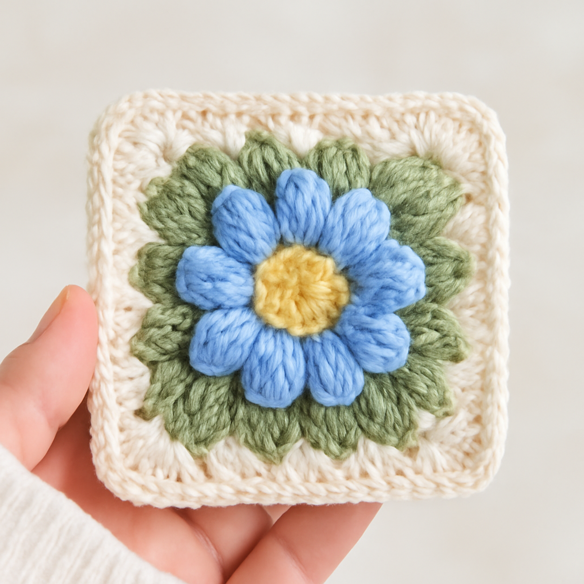Delightful Floral Granny Square: A Cozy Crochet Tutorial