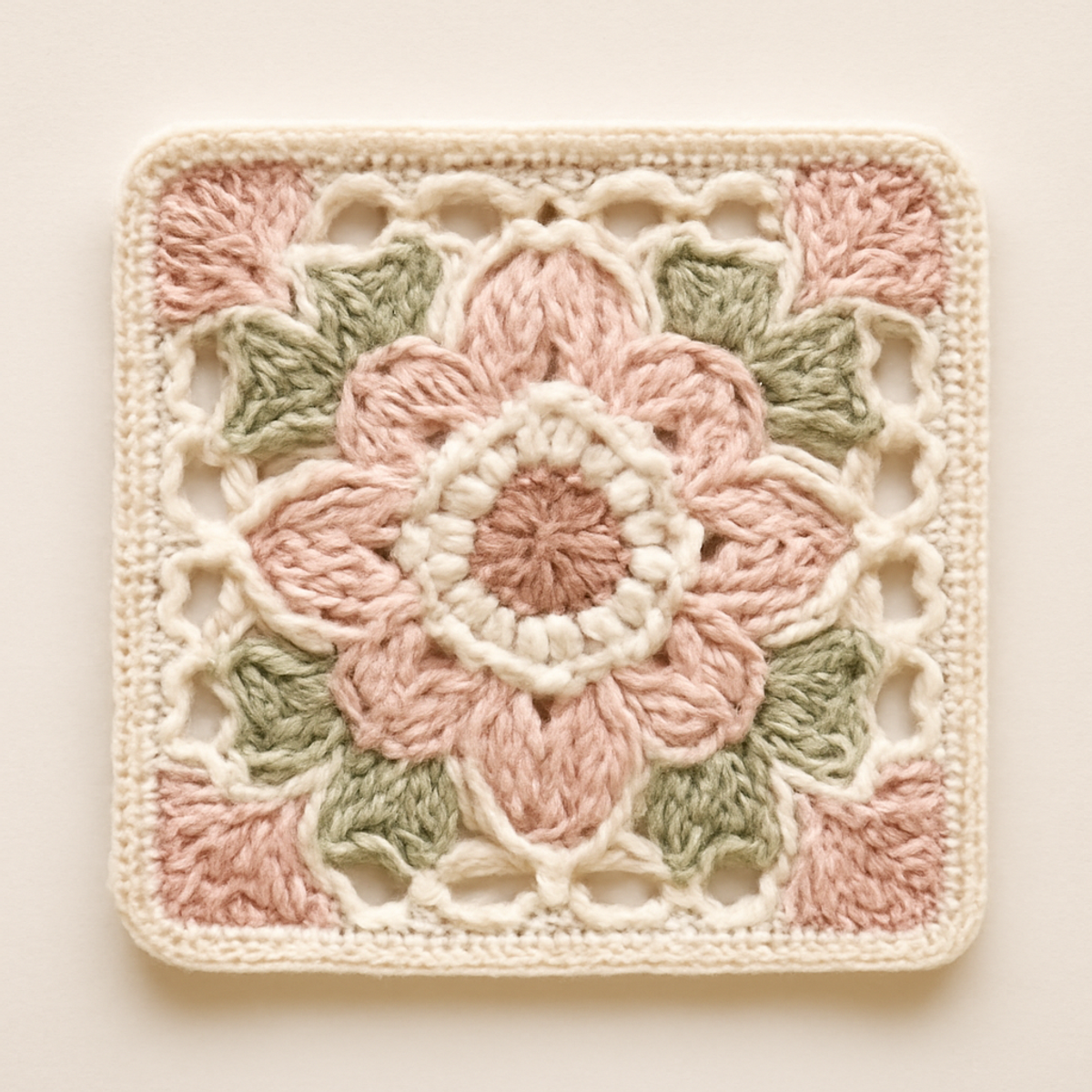 Charming Flower Crochet Square: A Cozy Spring Project