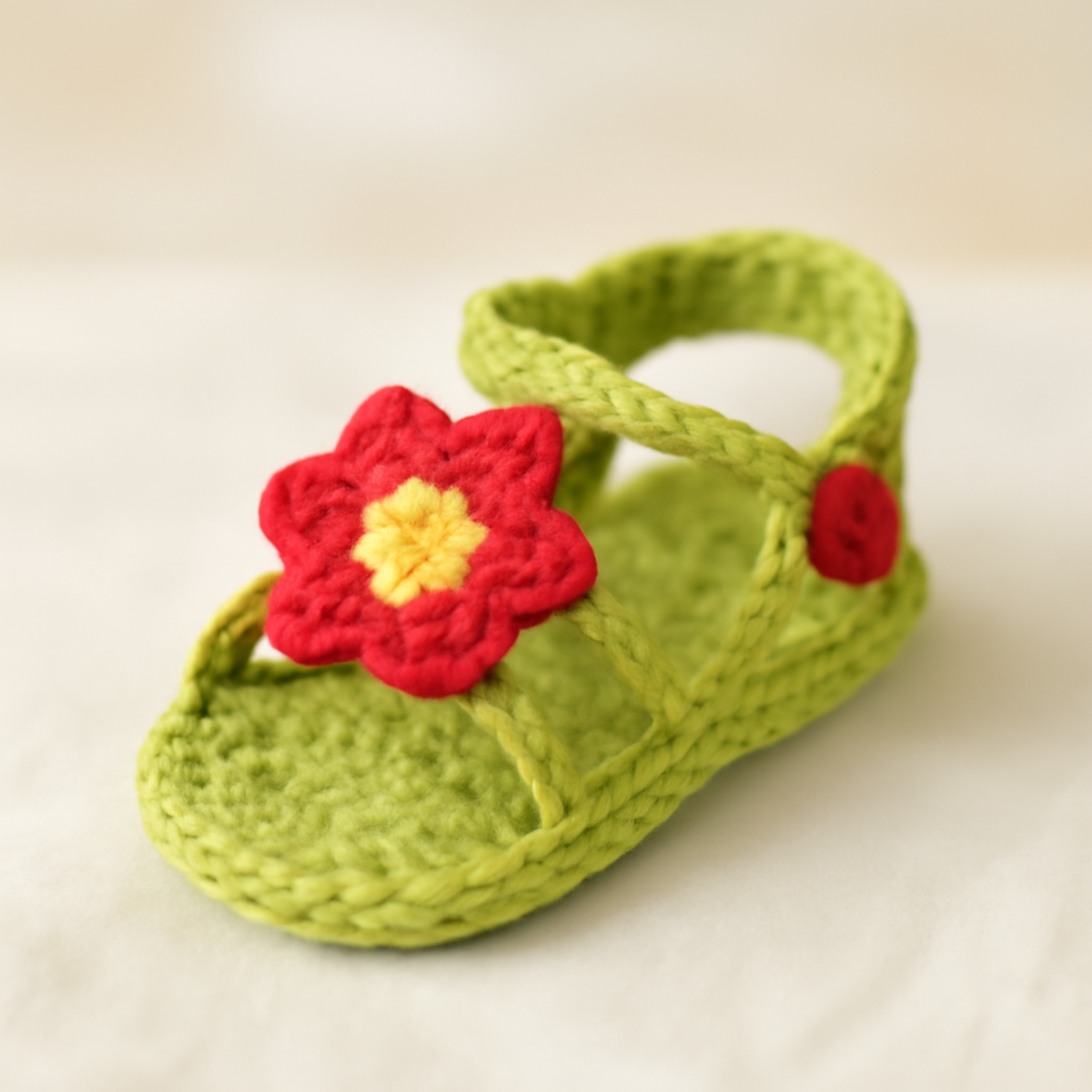 Adorable Flower Power Baby Sandals: A Beginner's Delight