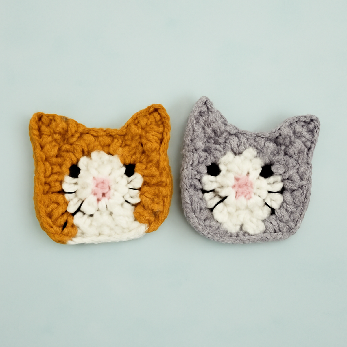Charming Granny Cat Square Pattern for Cozy Creations
