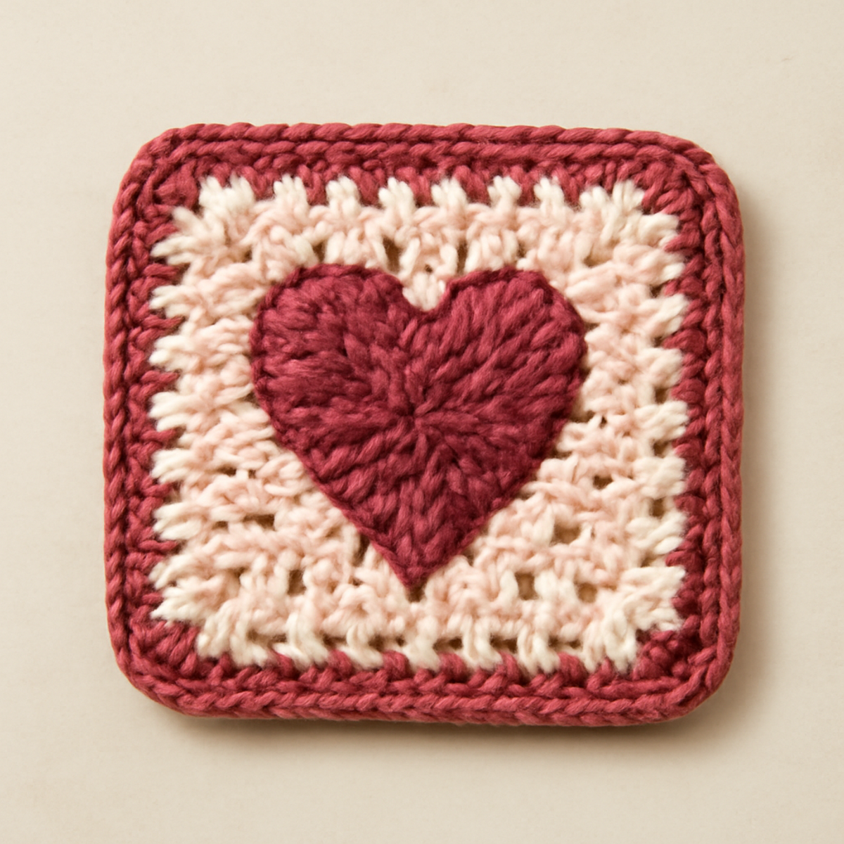 "Cozy Heart Granny Square Crochet: Easy & Whimsical Design"