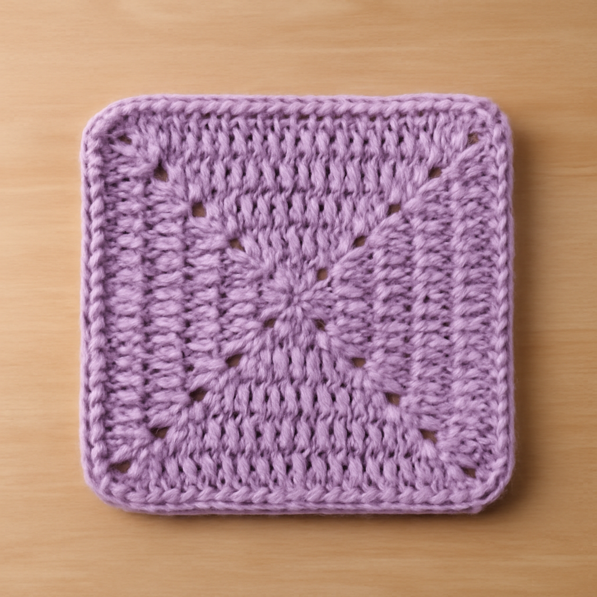 Cozy Solid Granny Square: Perfect Beginner-Friendly Project
