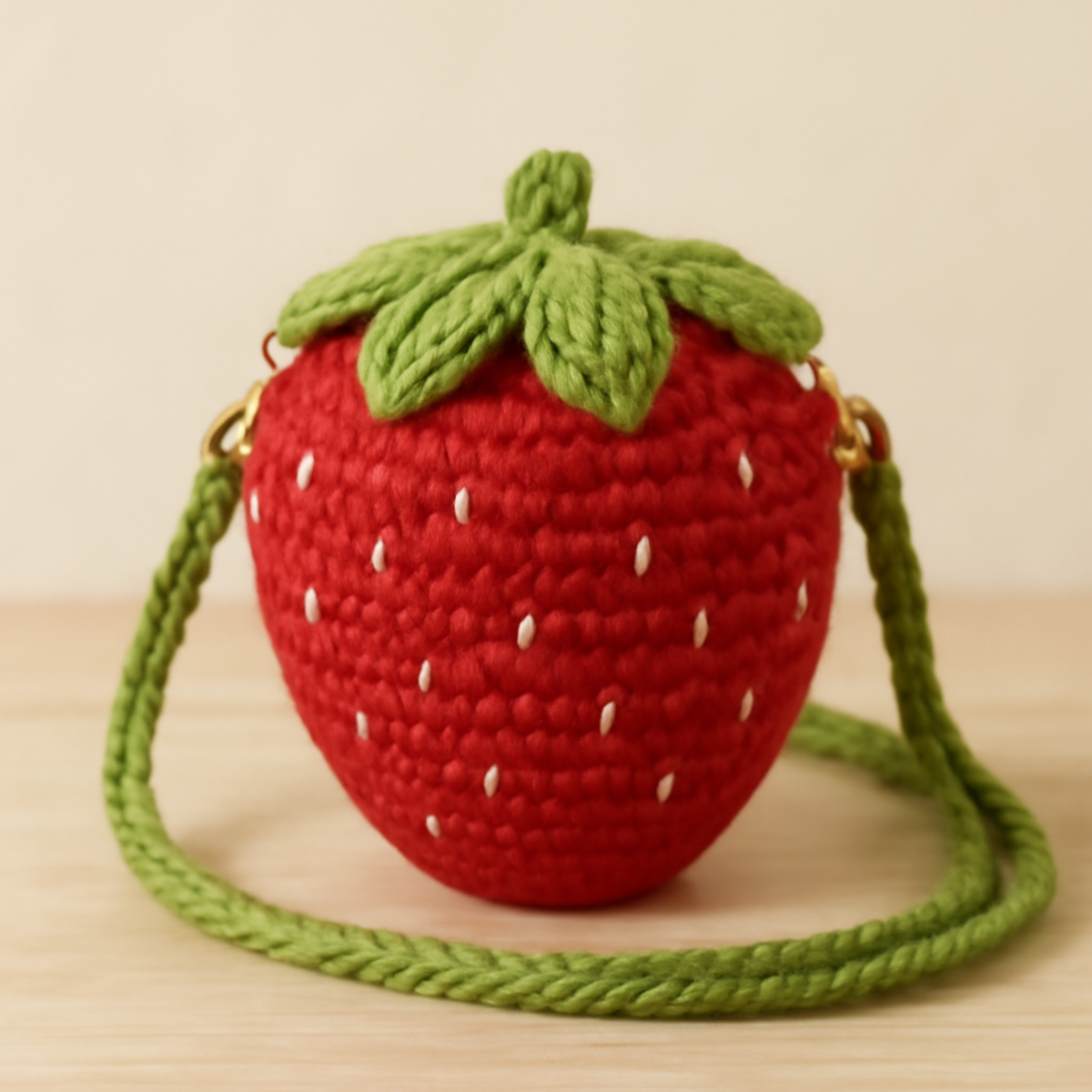 Adorable Strawberry Crochet Bag: A Fun, Quick Project