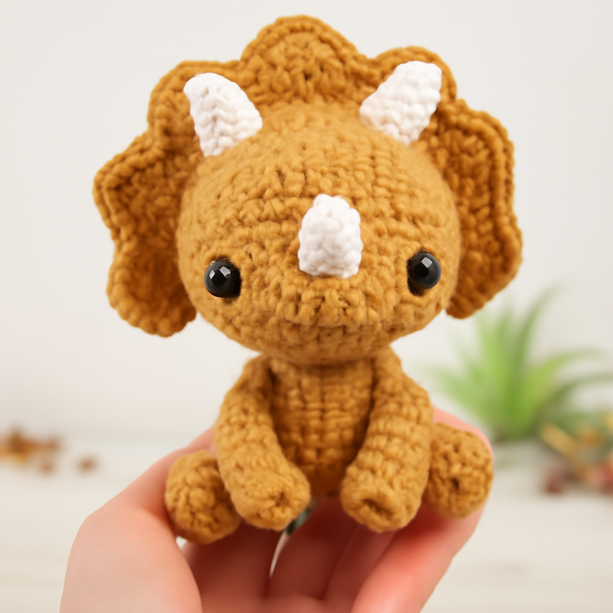 Adorable Triceratops Crochet Pattern for Creative Crafters