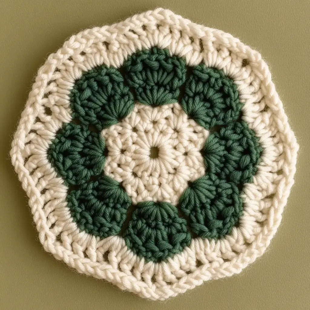 ombre granny hexagon