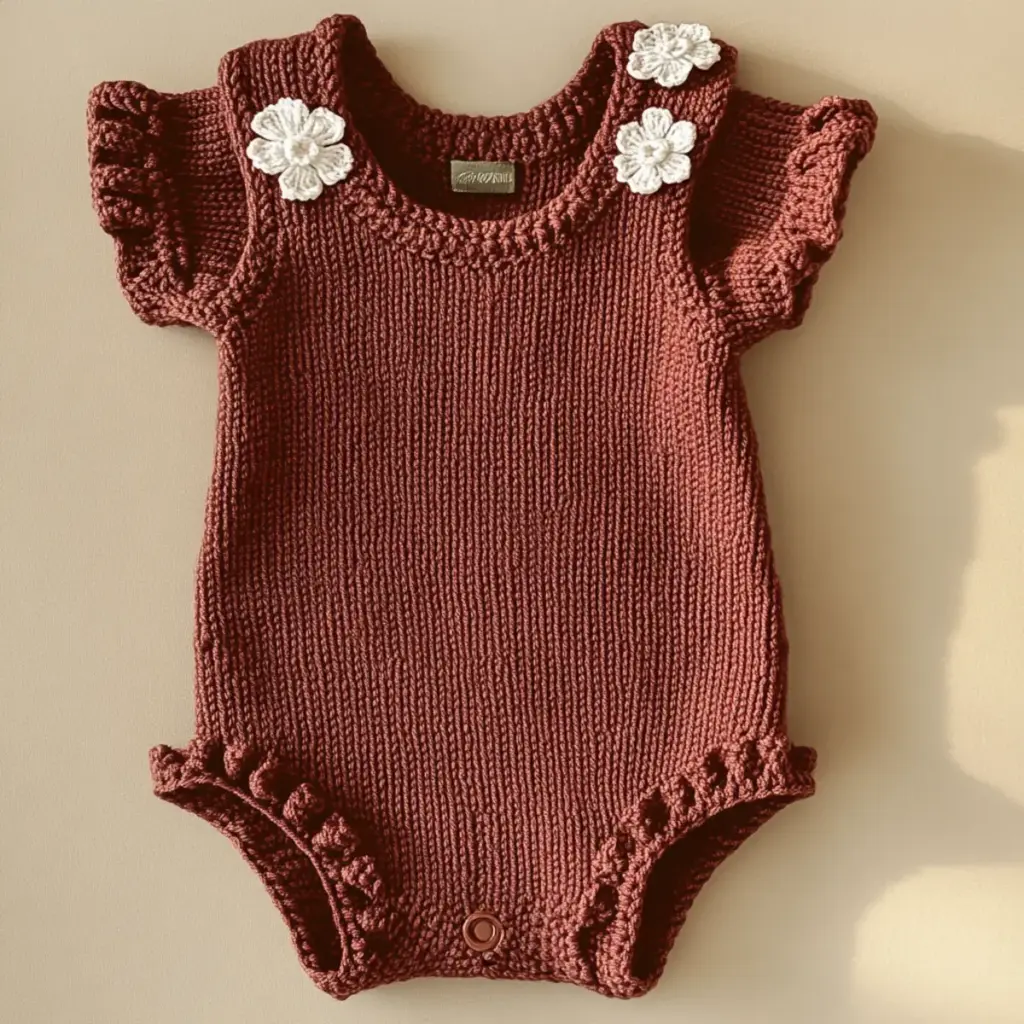 baby crochet romper