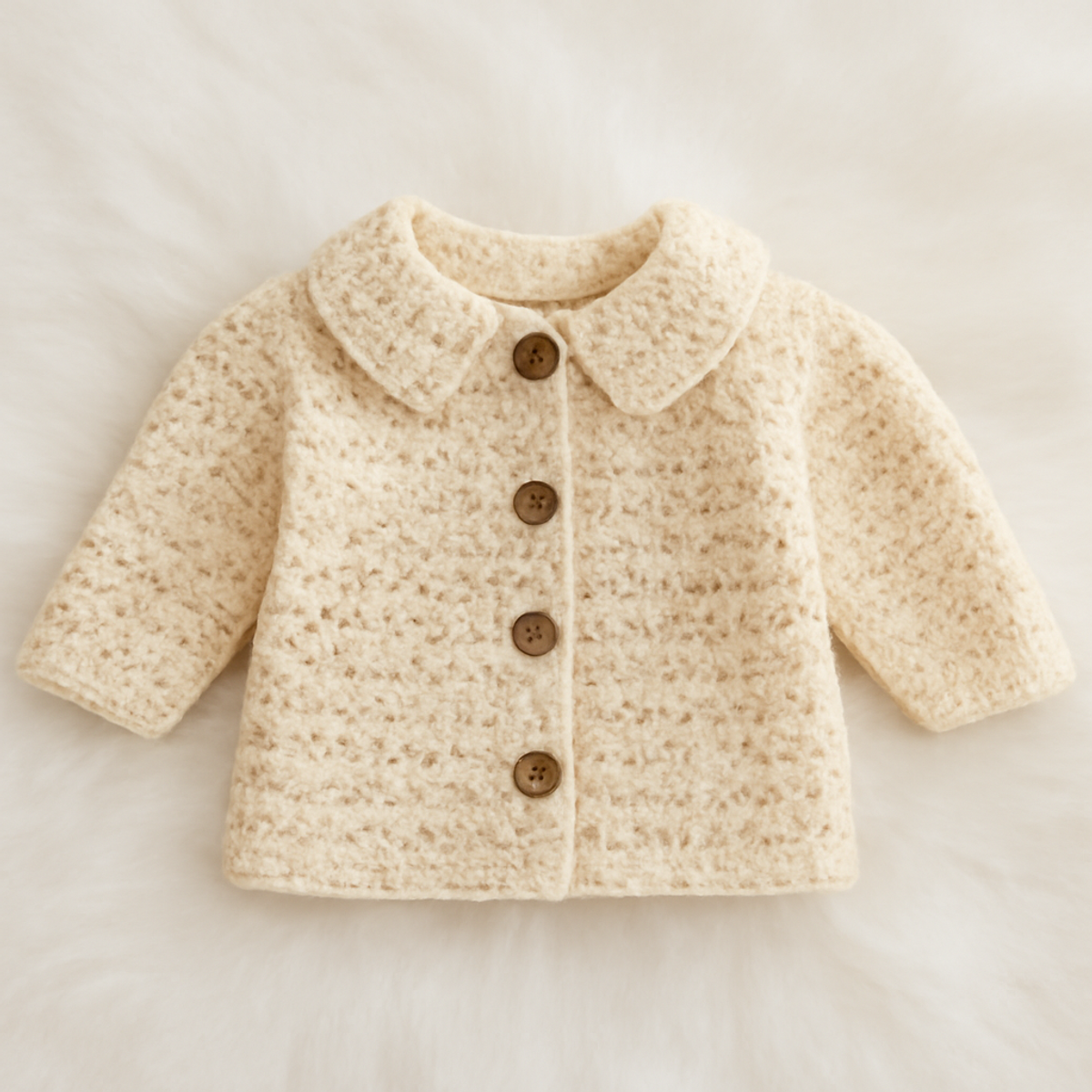 Cozy Crochet Cardigan Pattern for Little Dreamers