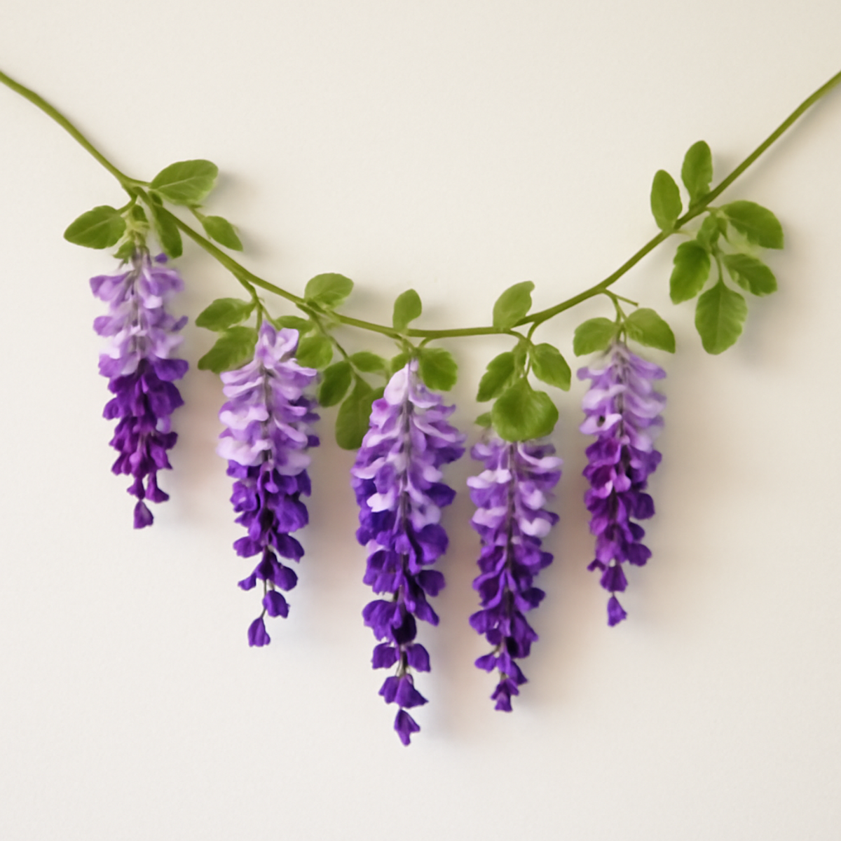 Stunning Crochet Wisteria Garland for Cozy Home Decor
