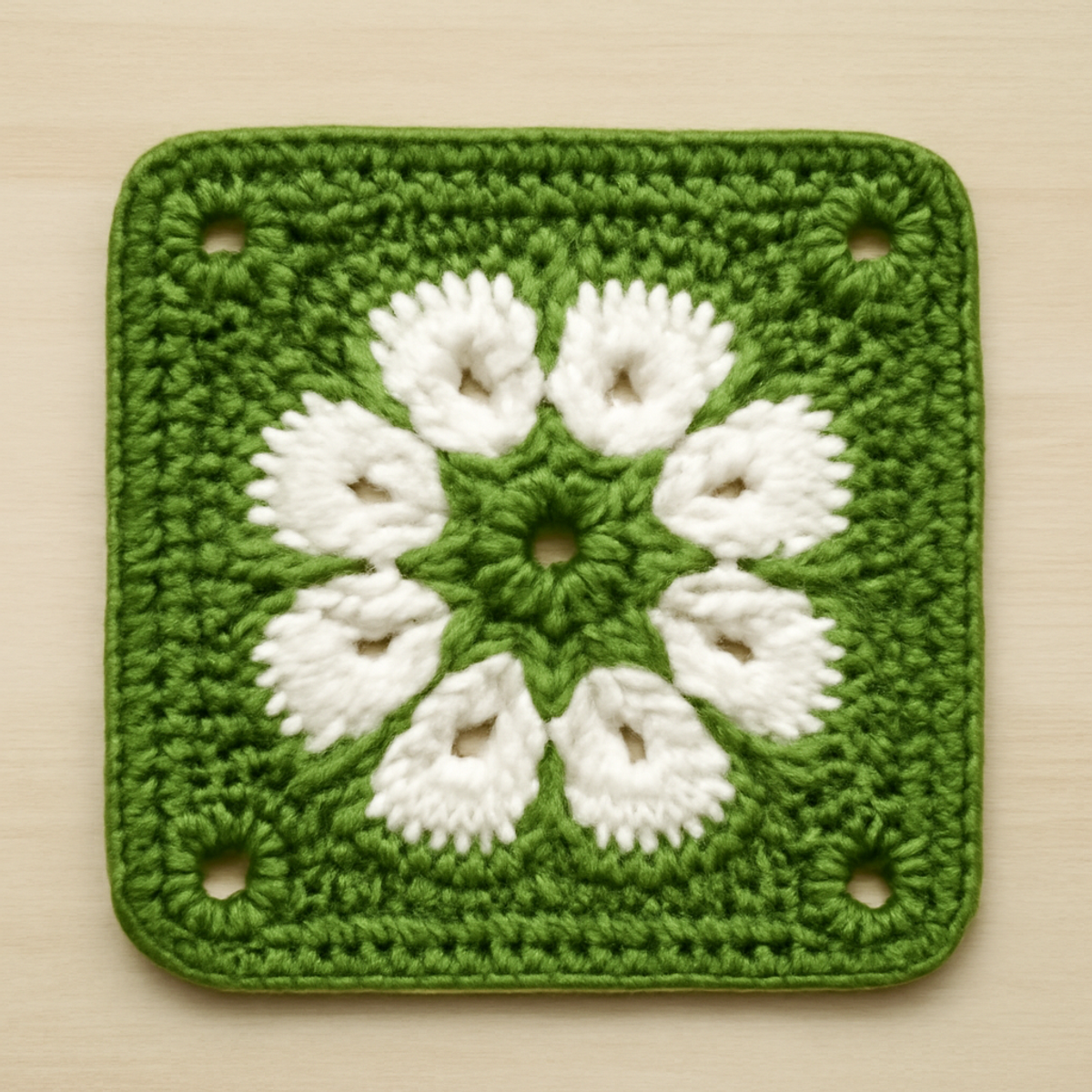 Vibrant Floral Crochet Square: A Creative Crafting Adventure
