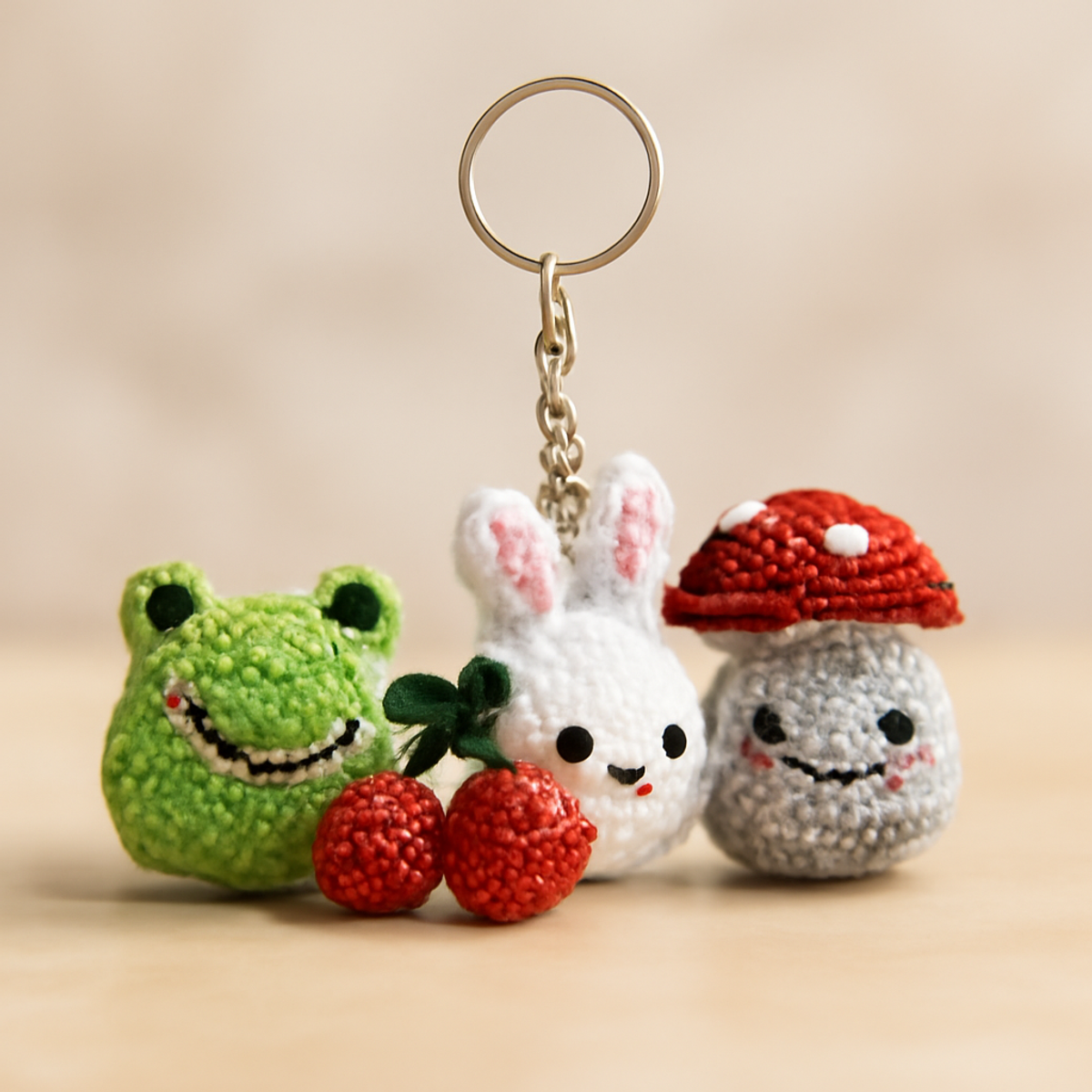 Charming Mini Keychain Crochet Buddies for All Ages