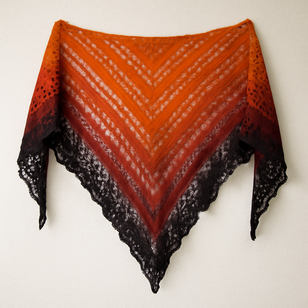 Sislove Shawl: Craft a Cozy Vibrant Lace Triangle